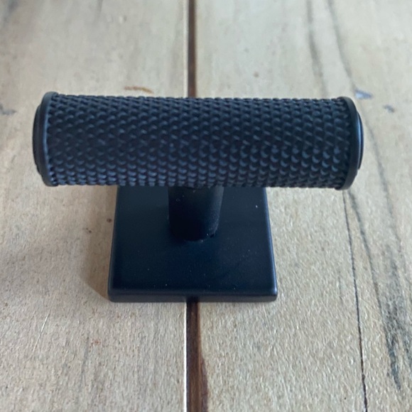 Knobs, drawer pole. Black mat bar style with unique details, quality materials - Picture 5 of 7